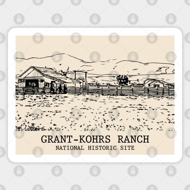 Grant-Kohrs Ranch National Historic Site Magnet by Lakeric